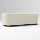 Open Box: Leroy Storage Bench - Twill Sand, Cool Walnut