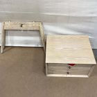 Open Box: Mid-Century Nightstand (18") - Cerused White