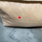 Open Box: Modern Lounger Ottoman - Vegan Leather Cream