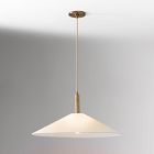 Open Box: Devon Pendant (11.5") - Dune, Antique Brass, Paper Shade