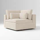 Open Box: Harmony Modular Corner - Performance Distressed Velvet Sand