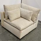 Open Box: Harmony Modular Corner - Performance Distressed Velvet Sand