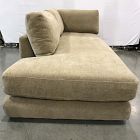 Open Box: Haven Left Arm Terminal Chaise - Performance Chenille Crossweave Tawny