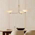 Shay 3-Light Paper Shade Chandelier (52")