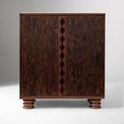 Pierce &amp; Ward Wave Burl Bar Cabinet (32")