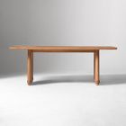 Pierce &amp; Ward Solid Wood Framed Dining Table (82")