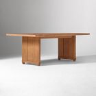 Pierce &amp; Ward Solid Wood Framed Dining Table (82")