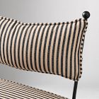 Pierce &amp; Ward Iron Upholstered Counter Stool