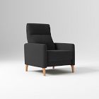 Open Box: Auburn Recliner - Performance Velvet Slate, Cool Walnut