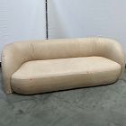 Open Box: Laurent Leather Sofa (86"W) - LudlowLeather Sand, Cool Walnut