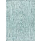 Textured Monochrome Outdoor Performance Rug