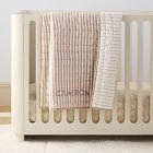 Modern Stripe Reversible Baby Quilt