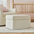 Olivia Slipcover Storage Ottoman
