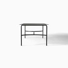 Lagos Dining Table (86") &amp; Porto Aluminum Dining Chairs Set
