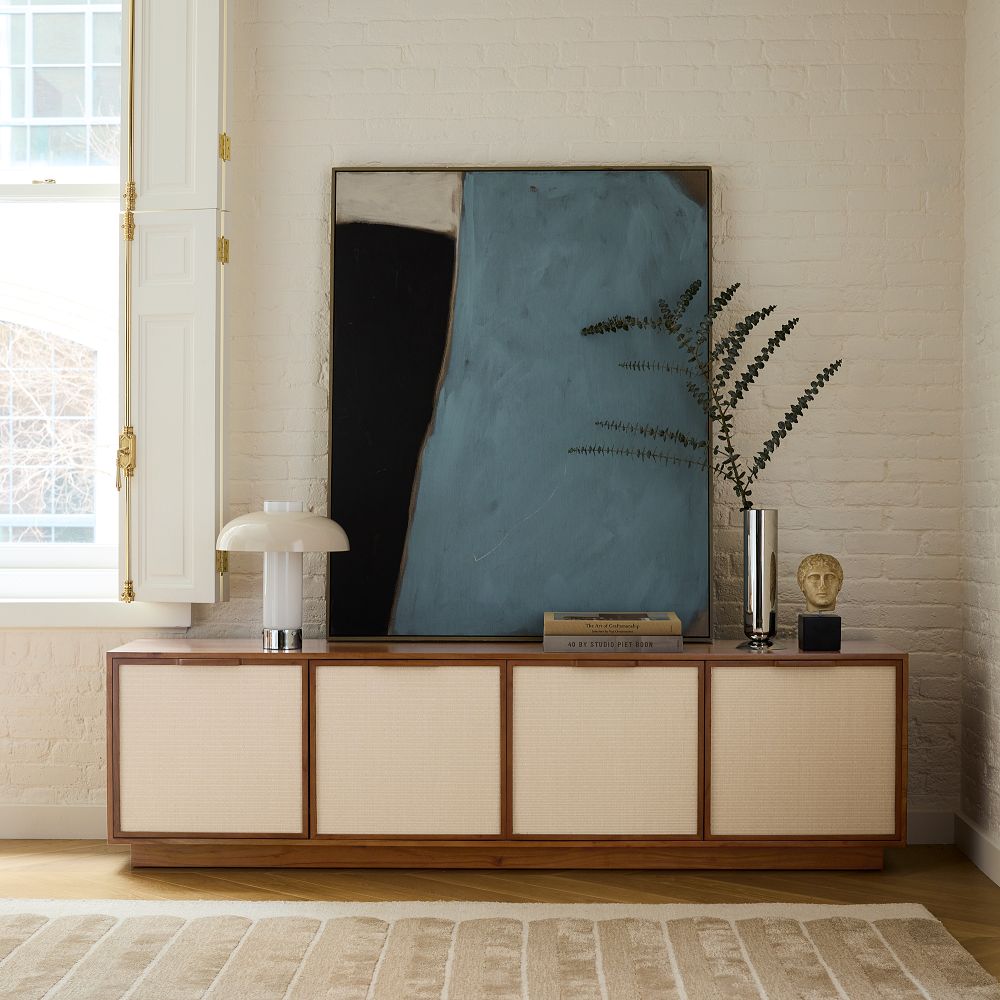 Douglas Solid Wood Tatami Media Console (48"-80") by West Elm