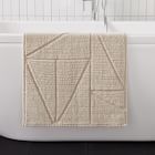 Triangle Sculpted Bath Mat