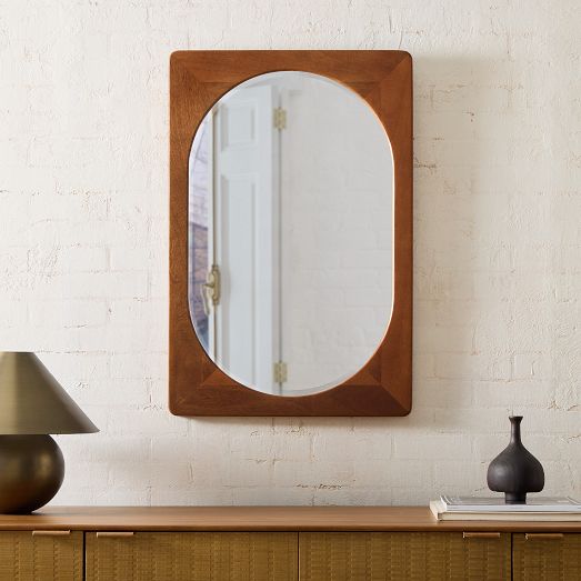 Emma Chamberlain Tubular Oval Wall Mirror | West Elm