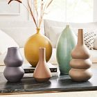Crackle Glazed Ceramic Vases