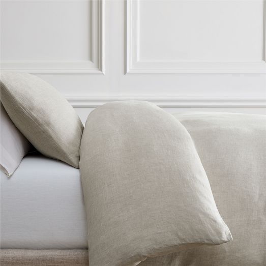 European Flax Linen Duvet Cover & Shams