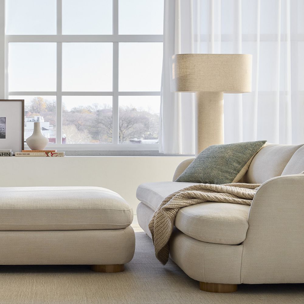 Leroy Ottoman by West Elm