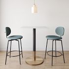 Orbit Restaurant Square Bar Table - Porcelain