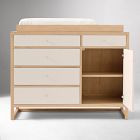 Lina 5-Drawer Narrow Dresser with Removable Topper (48")