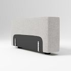 Open Box: Enzo 8" Arm - Performance Coastal Linen Storm Gray