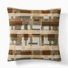 Modern Block Chenille Pillow Cover