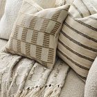 Woven Checker Jute Pillow Cover