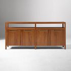 Hughes Desk with Storage Cabinet (56") &amp; Open/Closed Storage Cabinet (66") Set