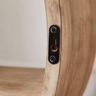 Round Shaped Wood Wall Shelves (26")