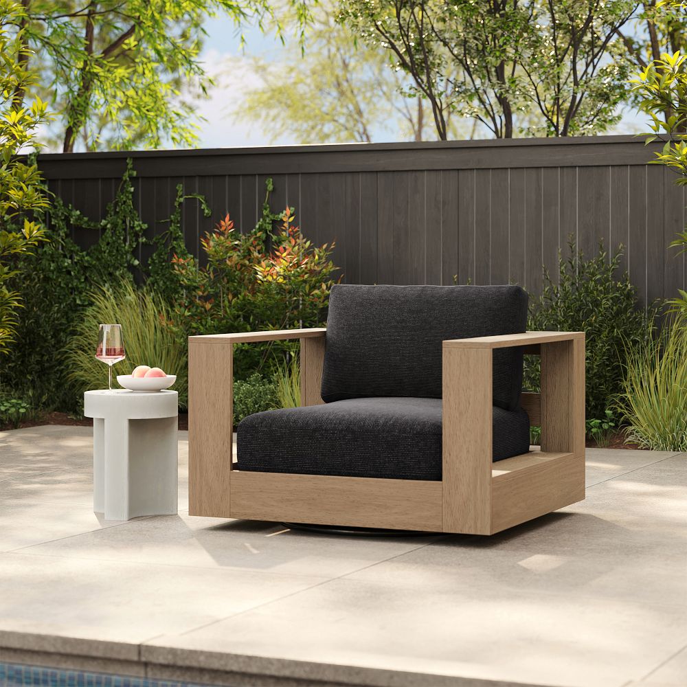 Telluride Outdoor Swivel Chair by West Elm