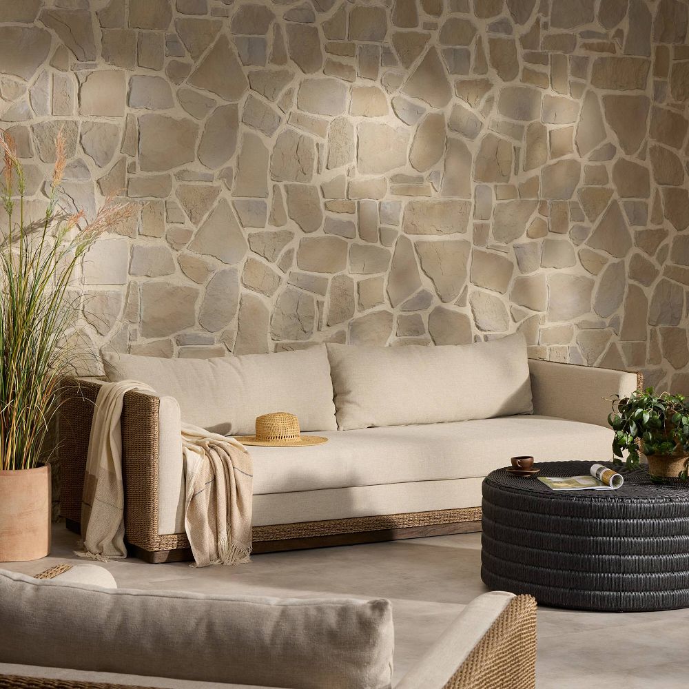 Elsinore Woven Frame Outdoor Sofa (96") by West Elm