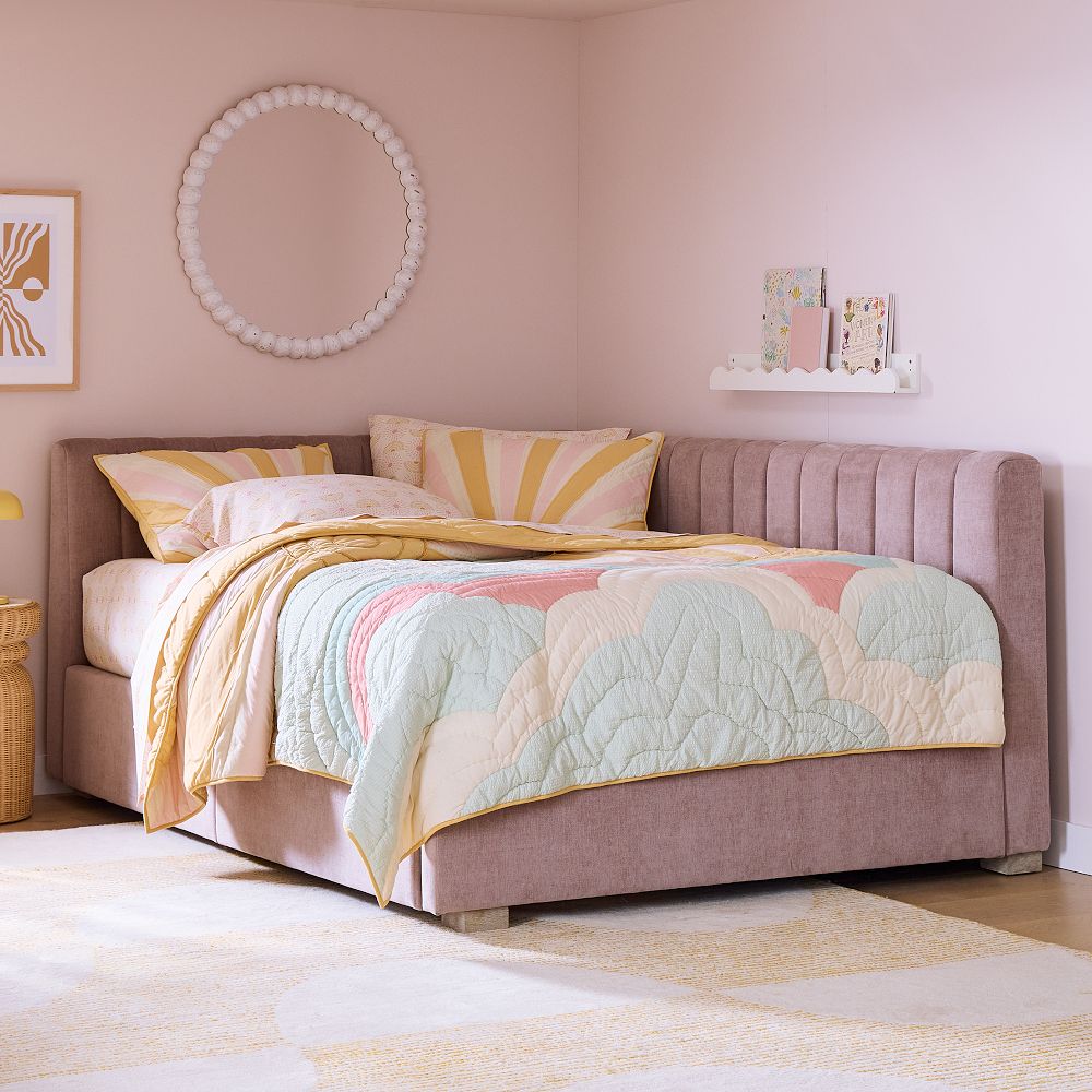 Avalon Upholstered Corner Storage Bed by West Elm