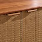 Herman Basket Woven Veneer Media Console (72")