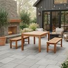 Kingsport Teak Outdoor Dining Bench