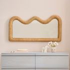 Woven Rattan Mirror (48")