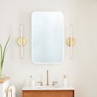 Open Box: Frameless Seamless Medicine Cabinet (21" x 34")