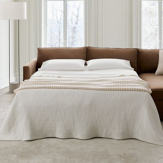 Harris 2-Piece Sleeper Sectional w/ Storage Chaise (109") by West Elm