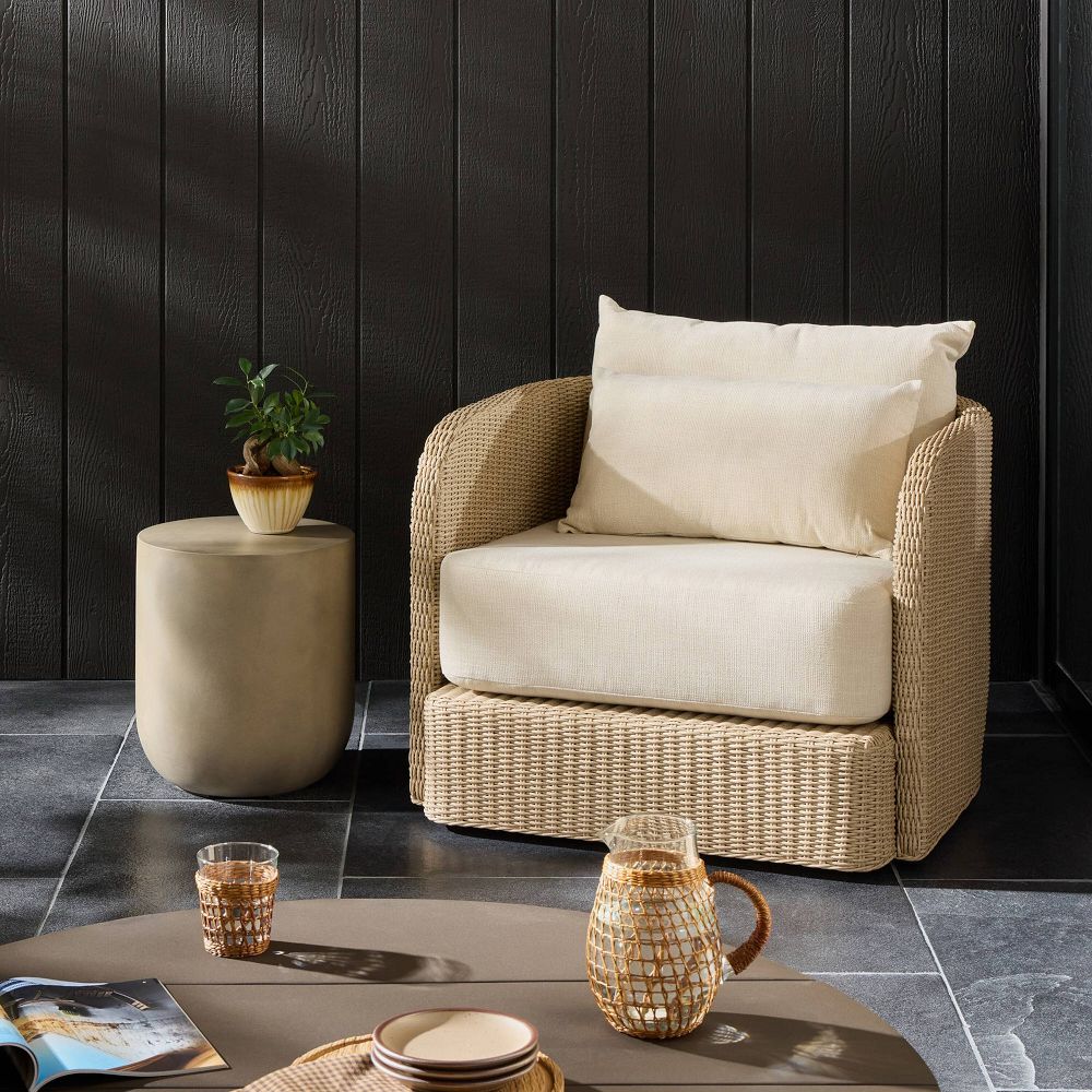 Milledgeville Outdoor Swivel Chair by West Elm