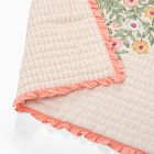 Pink Chicken Floral Cotton Quilt &amp; Shams