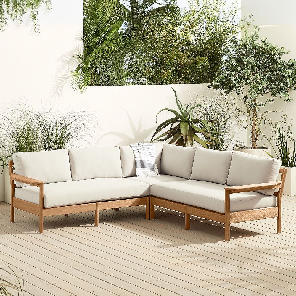 PLAYA SOFA Base W1545 グレー Build Your Own Playa Outdoor Sectional | West Elm