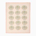 Pink Chicken Floral Cotton Quilt &amp; Shams