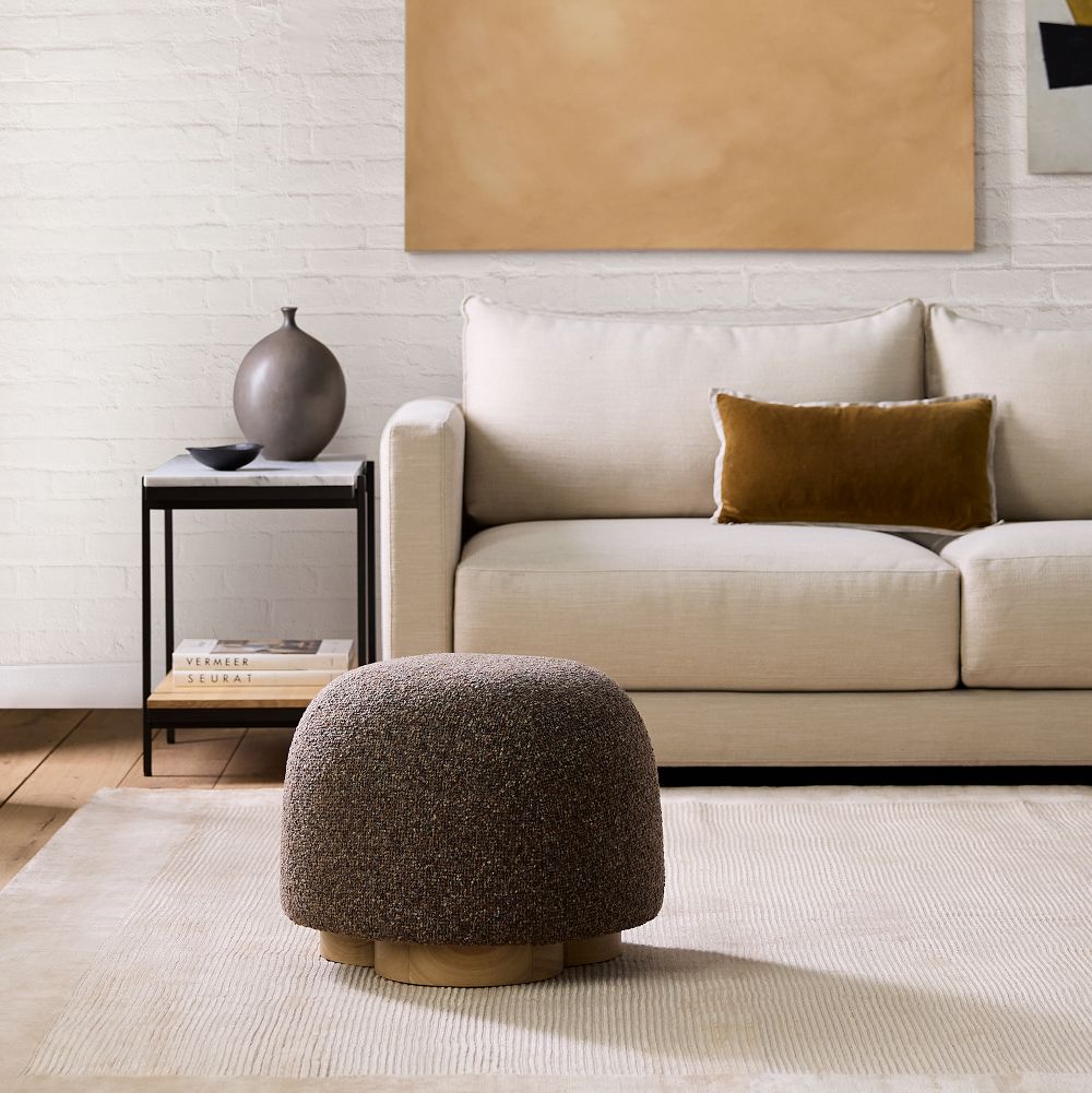 Gumdrop Swivel Ottoman by West Elm