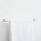 Mid-Century Contour Bathroom Hardware - Chrome