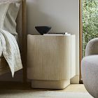 Solstice Painted Raffia Nightstand (20")