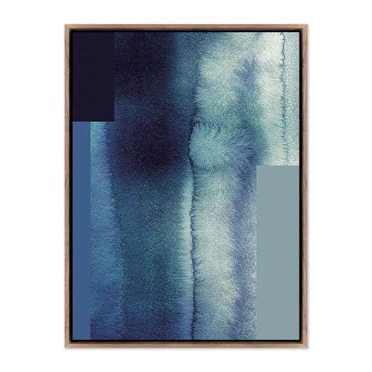 Abstract Paper Cut 13 Floating Canvas Wall Art by West Elm