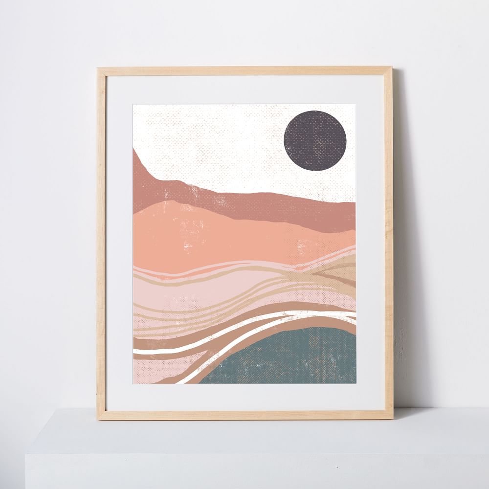 Walker Noble Studios Framed Print - Desert Cake by West Elm