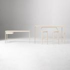 Tandem Worktable (72"), Desk (60") &amp; Work Stool Set