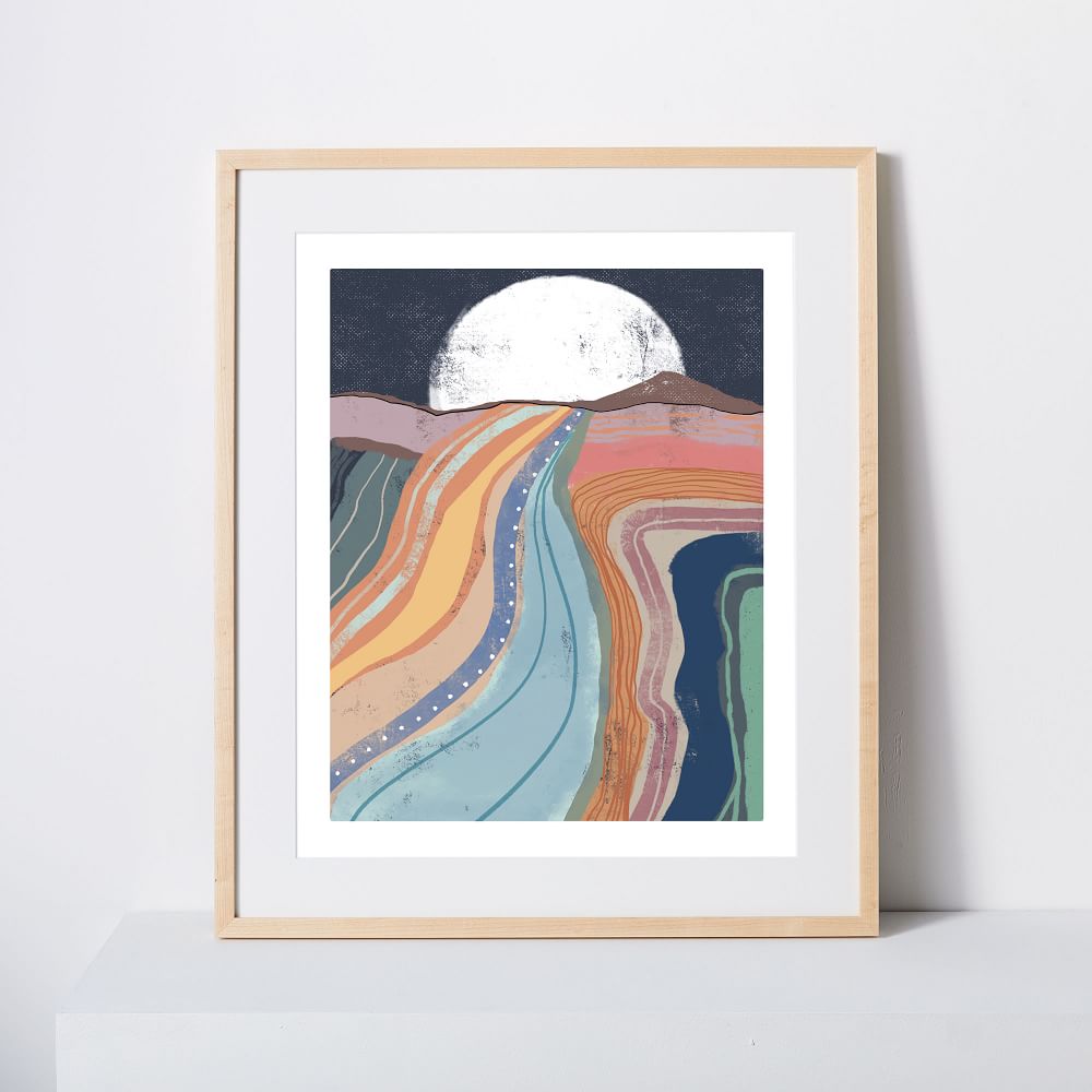 Walker Noble Studios Framed Print - Moonlight by West Elm